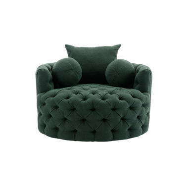 Damis tufted swivel online chair